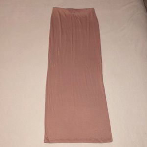 Long Pink Skirt